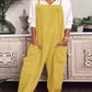 Pocket Design Knotted Suspender Jumpsuit