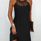 Sleeveless Hollow Out Casual Dress