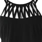 Sleeveless Hollow Out Casual Dress