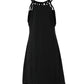 Sleeveless Hollow Out Casual Dress