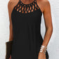 Sleeveless Hollow Out Casual Dress