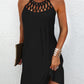 Sleeveless Hollow Out Casual Dress