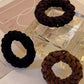 Camel 5 Piece Thick Braided Hair Tie Set