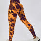 Seamless Butt Lift High Waist Tie Dye Yoga Pants Workout Leggings