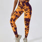 Seamless Butt Lift High Waist Tie Dye Yoga Pants Workout Leggings