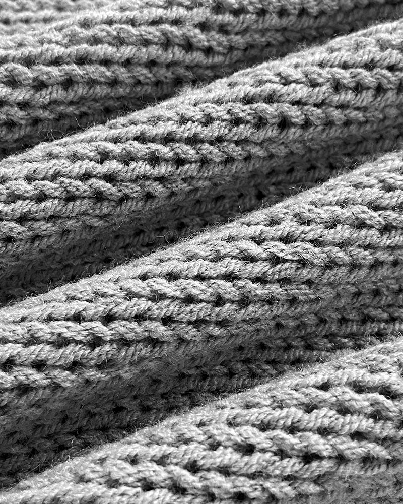 Solid Batwing Sleeve Hollow out Crochet Pattern Top Casual Cover Up