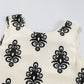 Beige Geometric Printed Sleeveless Hollowed Bowknot Back Mini Dress