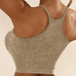 U Neck Racer Back Crop Active Top