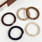 Camel 5Pcs Solid High Elastic Hair Tie
