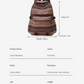Coffee Vintage Pattern Multi Compartment Large Capacity Backpack