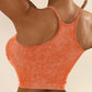 3 Pack U Neck Racer Back Crop Active Top