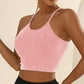 3 Pack U Neck Racer Back Crop Active Top
