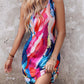 Allover Print Casual Tank Dress