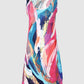 Allover Print Casual Tank Dress