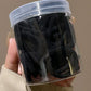 Black 50pcs/box Solid Simple High Elastic Hair Ties