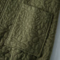 Jungle Green Floral Quilted Jacket