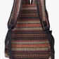 Coffee Vintage Pattern Multi Compartment Large Capacity Backpack