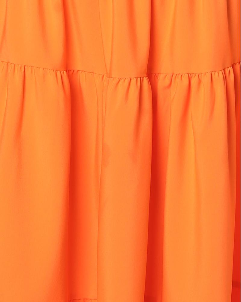 Shirred Crop Top & Maxi Skirt Set