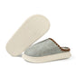 Medium Grey Thick Sole Plush Lined Home Slippers