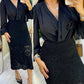Casual Hollow out Crochet Mid Calf Skirt