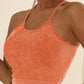 U Neck Racer Back Crop Active Top