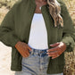 Jungle Green Floral Quilted Jacket