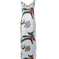 Plants Print Spaghetti Strap Maxi Dress