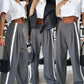 High Waist Wide Leg Pants Loose Fit Trousers Suit Pants