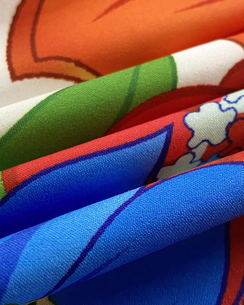 Floral Print Bowknot Decor Spaghetti Strap Skort Romper Casual Hollow out Slim Fit Jumpsuit