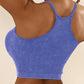 U Neck Racer Back Crop Active Top