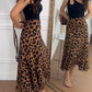 Leopard Chic Lace up Skirt