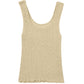 Apricot Textured U Neck Slim Fit Sweater Vest