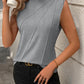 Round Neck Sleeveless Tank Casual Slim Fit Summer Top
