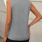 Round Neck Sleeveless Tank Casual Slim Fit Summer Top