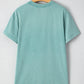 Sea Green MAMA Printed Mineral Wash Crewneck T Shirt