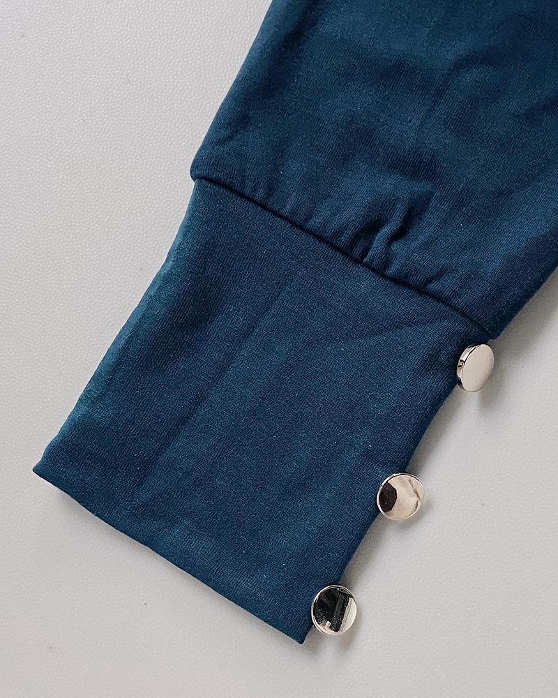 Cowl Neck Batwing Sleeve Ruched T Shirt Casual Slim Fit Top