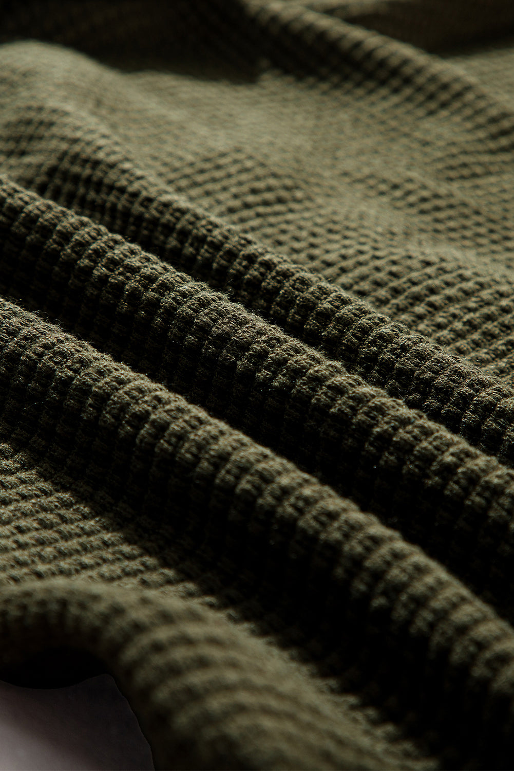 Four Leaf Clover Solid Color Textured Buttoned Shirt and Casual Pants Set