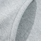 Light Grey Solid Color Fleece Lined Zip up Hoodie