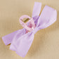 Orchid Petal Bow Decor Large Hair Claw Clip