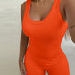 U Neck Sleeveless Romper