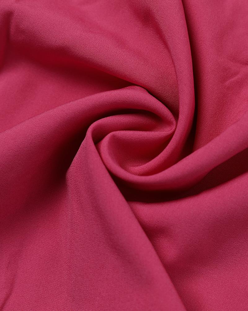 Tie Back Shirred Puff Sleeve Top