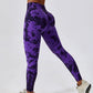 Seamless Butt Lift High Waist Tie Dye Yoga Pants Workout Leggings