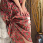Vintage Tribal Print Halter Tied Detail Jumpsuit Casual Drawstring Loose Romper
