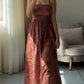 Vintage Tribal Print Halter Tied Detail Jumpsuit Casual Drawstring Loose Romper