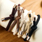 Camel 5pcs/set Thicken Knotted Elastic Hair Tie