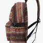 Coffee Vintage Pattern Multi Compartment Large Capacity Backpack