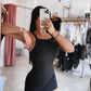 2PCS Bandeau Spaghetti Strap Sleeveless Bodycon Dress Sexy Slim Fit Mini Dress