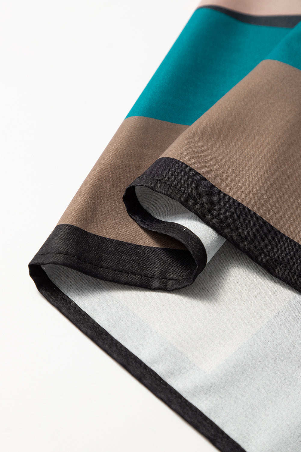 Brown Retro Geometric Printed Y Back Sleeveless Dress