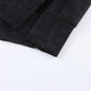 Black Drop Shoulder Ribbed Trim Oversized Sweatshirt