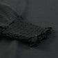 Black Smocked Wrist Shift Top